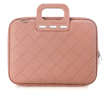 Torba na laptopa Bombata Intrecciato 13-14" różowy